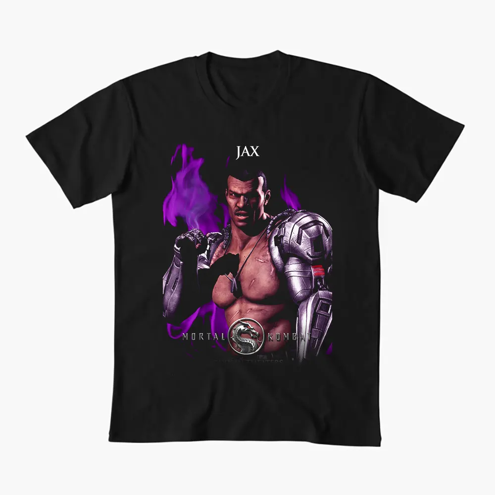 JAX Vintage 90's Mortal Kombat Gift tee for MK gamer 100% cotton print Men's Short Sleeve Graphic T-Shirt All size Tops S-6XL
JAX Vintage 90's Mortal Kombat Gift tee for MK gamer 100% cotton print Men's Short Sleeve Graphic T-Shirt All size Tops S-6XL