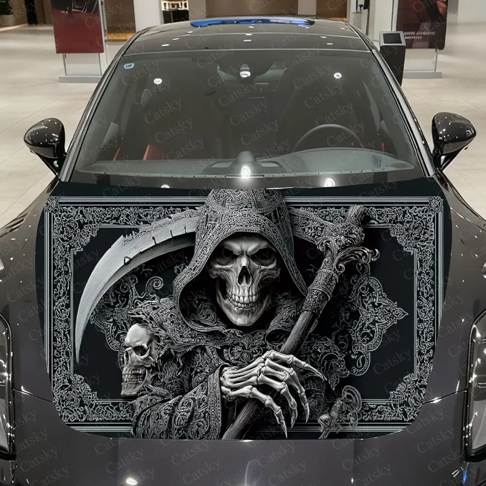 Виниловая пленка для автомобиля с лопаточным жнецем и черепом, водонепроницаемая наклейка на капот автомобиля из ПВХ, самоклеящиеся устойчивые к царапинам наклейки
Виниловая пленка для автомобиля с лопаточным жнецем и черепом, водонепроницаемая наклейка на капот автомобиля из ПВХ, самоклеящиеся устойчивые к царапинам наклейки