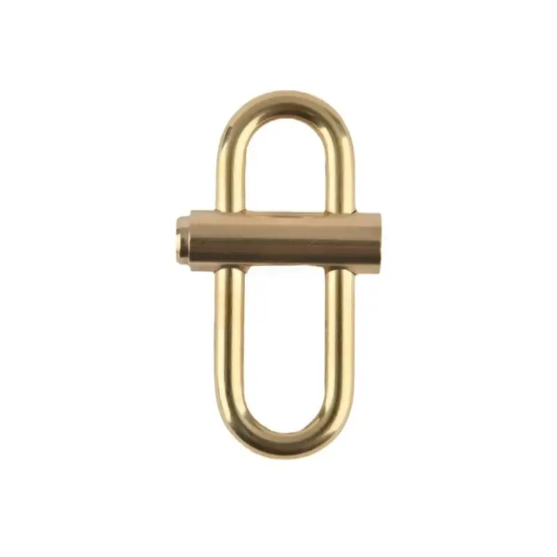 652F Brass Lock Keychain Smal Ovals Slide Locking Lock Clip Buckle Carabiner Holder Adjustable Metal Buckles
652F Brass Lock Keychain Smal Ovals Slide Locking Lock Clip Buckle Carabiner Holder Adjustable Metal Buckles