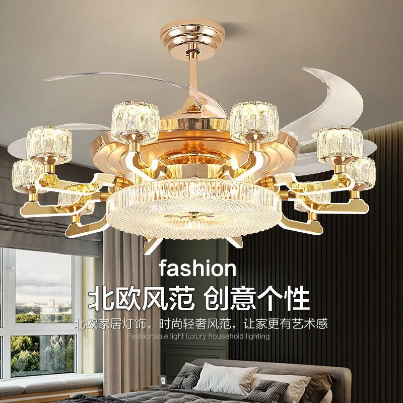 2024 New Luxury living room fan pendant light luxury invisible modern simple atmospheric dining room light with remote control
2024 New Luxury living room fan pendant light luxury invisible modern simple atmospheric dining room light with remote control