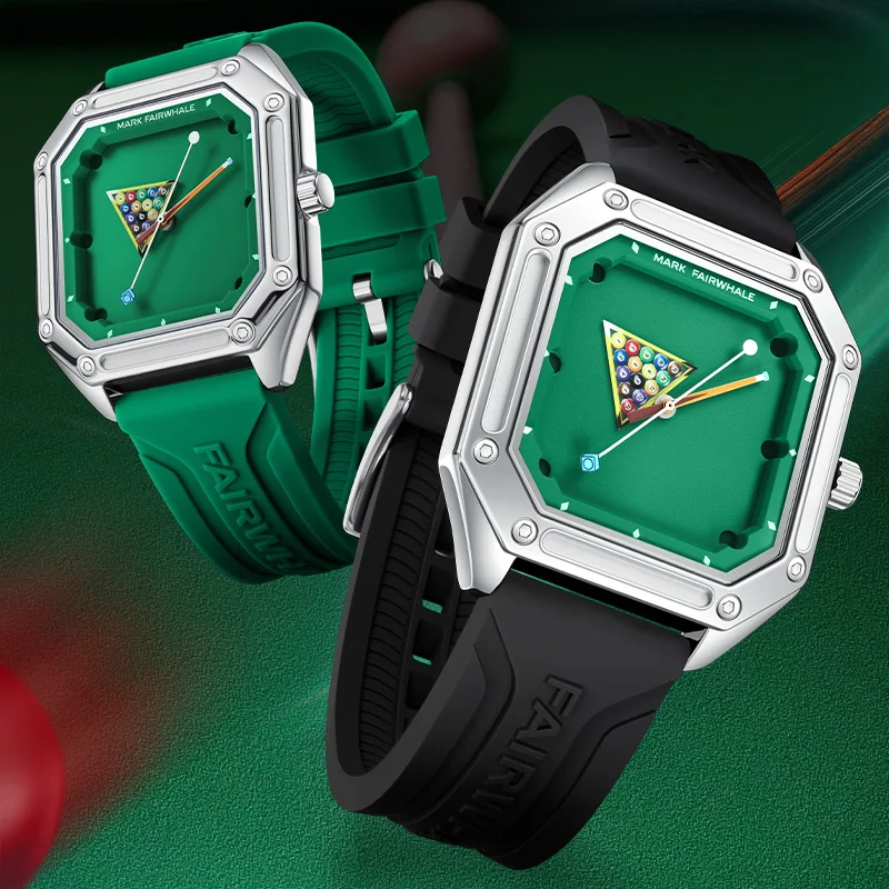 MARK FAIRWHALE Green Stylish Quartz Mens Watch Casual Billiards Desigon Business Watch for man relojes para caballeros
MARK FAIRWHALE Green Stylish Quartz Mens Watch Casual Billiards Desigon Business Watch for man relojes para caballeros