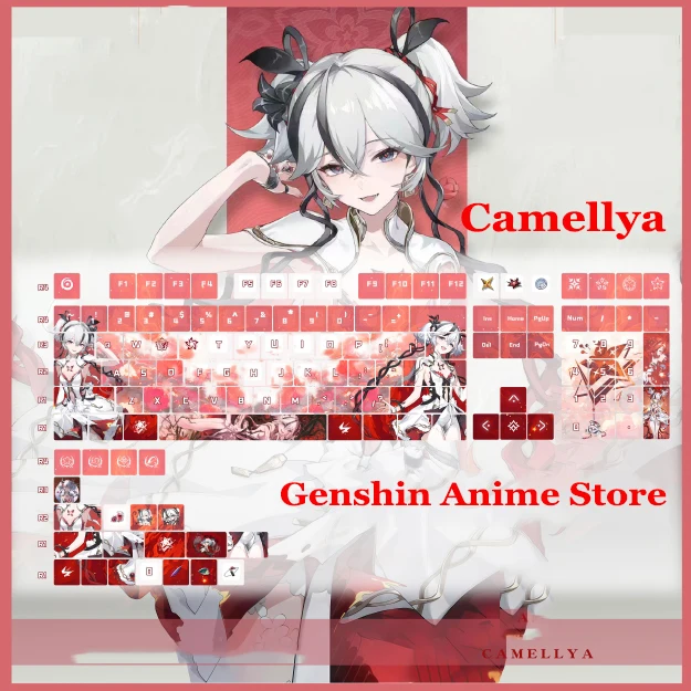 Anime Wuthering Waves Camellya PBT Keycaps Cosplay Props Animation Satellite Axis Side Engraved Keycaps Gaming Tabletop Supplies
Anime Wuthering Waves Camellya PBT Keycaps Cosplay Props Animation Satellite Axis Side Engraved Keycaps Gaming Tabletop Supplies