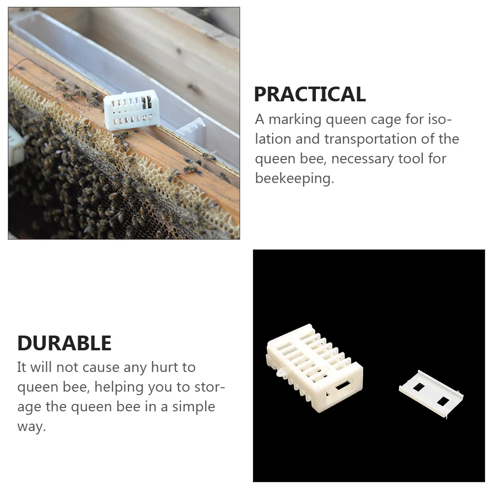 10pcs Plastic Cages Durable Safe Beekeeping Equipment for Transport Storage Marking Cage Essential Tool
10pcs Plastic Cages Durable Safe Beekeeping Equipment for Transport Storage Marking Cage Essential Tool