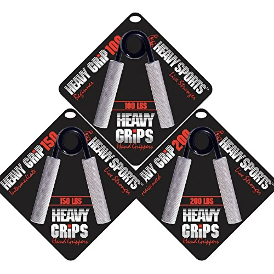 Heavy Grips Hand Grippers Set of 3 Non-Slip 100lb 150lb 200lb Targeted Forearm Wrist Hand Exercises Advanced Hand Grip Strength
Heavy Grips Hand Grippers Set of 3 Non-Slip 100lb 150lb 200lb Targeted Forearm Wrist Hand Exercises Advanced Hand Grip Strength