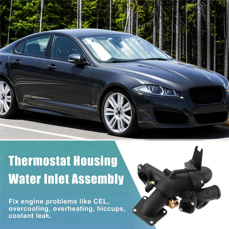Car Engine Cooling Water Thermostat Housing Assembly For Jaguar S-Type XF XJ8 XK8 XKR Accessories AJ811793 AJ810214
Car Engine Cooling Water Thermostat Housing Assembly For Jaguar S-Type XF XJ8 XK8 XKR Accessories AJ811793 AJ810214