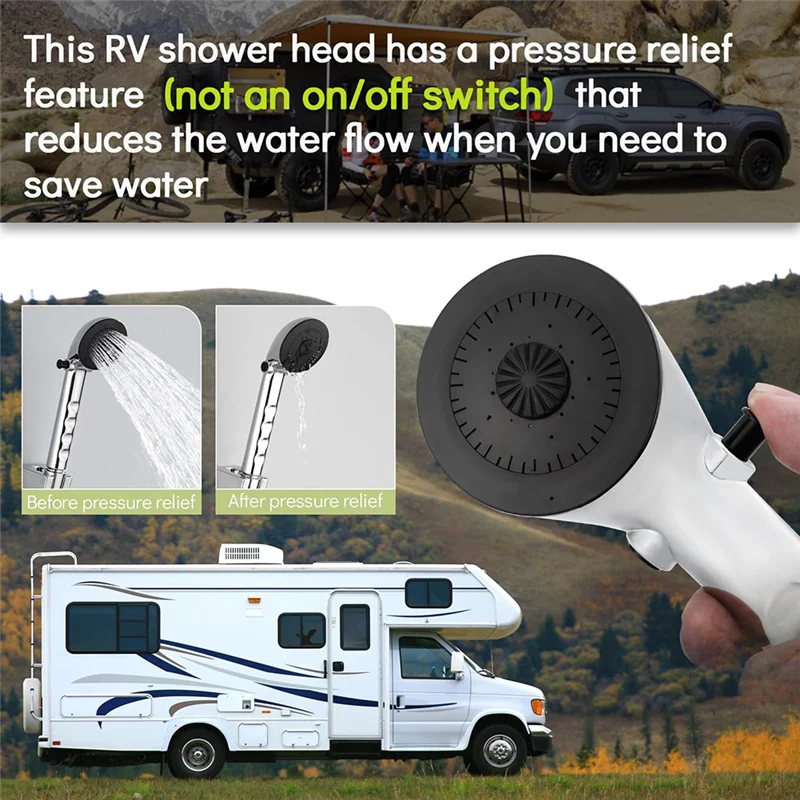 For RV Tub Faucet With Hose& Head, Complete Outdoor Shower Kit For RV/Camper, Travel Trailer, Motorhome Installation
For RV Tub Faucet With Hose& Head, Complete Outdoor Shower Kit For RV/Camper, Travel Trailer, Motorhome Installation
