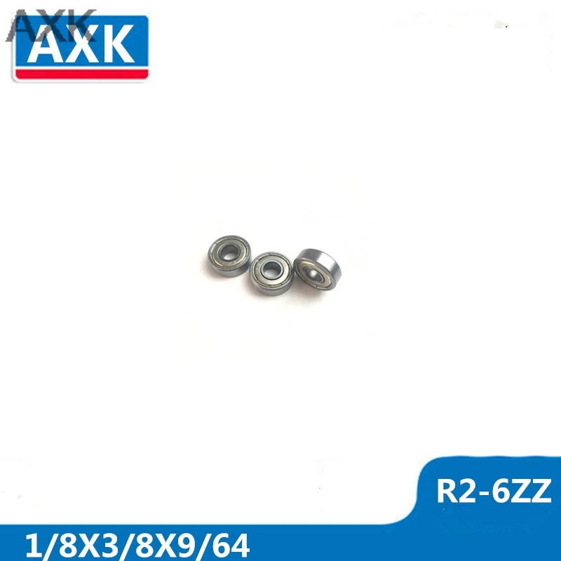 AXK 10PCS R2-6ZZ Bearing 1/8"x3/8"x9/64" inch Miniature R2-6 ZZ Ball Bearings
AXK 10PCS R2-6ZZ Bearing 1/8"x3/8"x9/64" inch Miniature R2-6 ZZ Ball Bearings