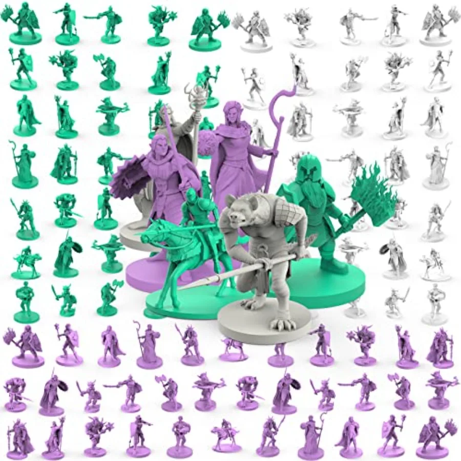 Mythical Heroes Warriors! Mini Figure Set for RPGs - 102 Pcs in 17 Designs - Suitable Size for DND Warriors! 102 pcs in 17 Desi
Mythical Heroes Warriors! Mini Figure Set for RPGs - 102 Pcs in 17 Designs - Suitable Size for DND Warriors! 102 pcs in 17 Desi