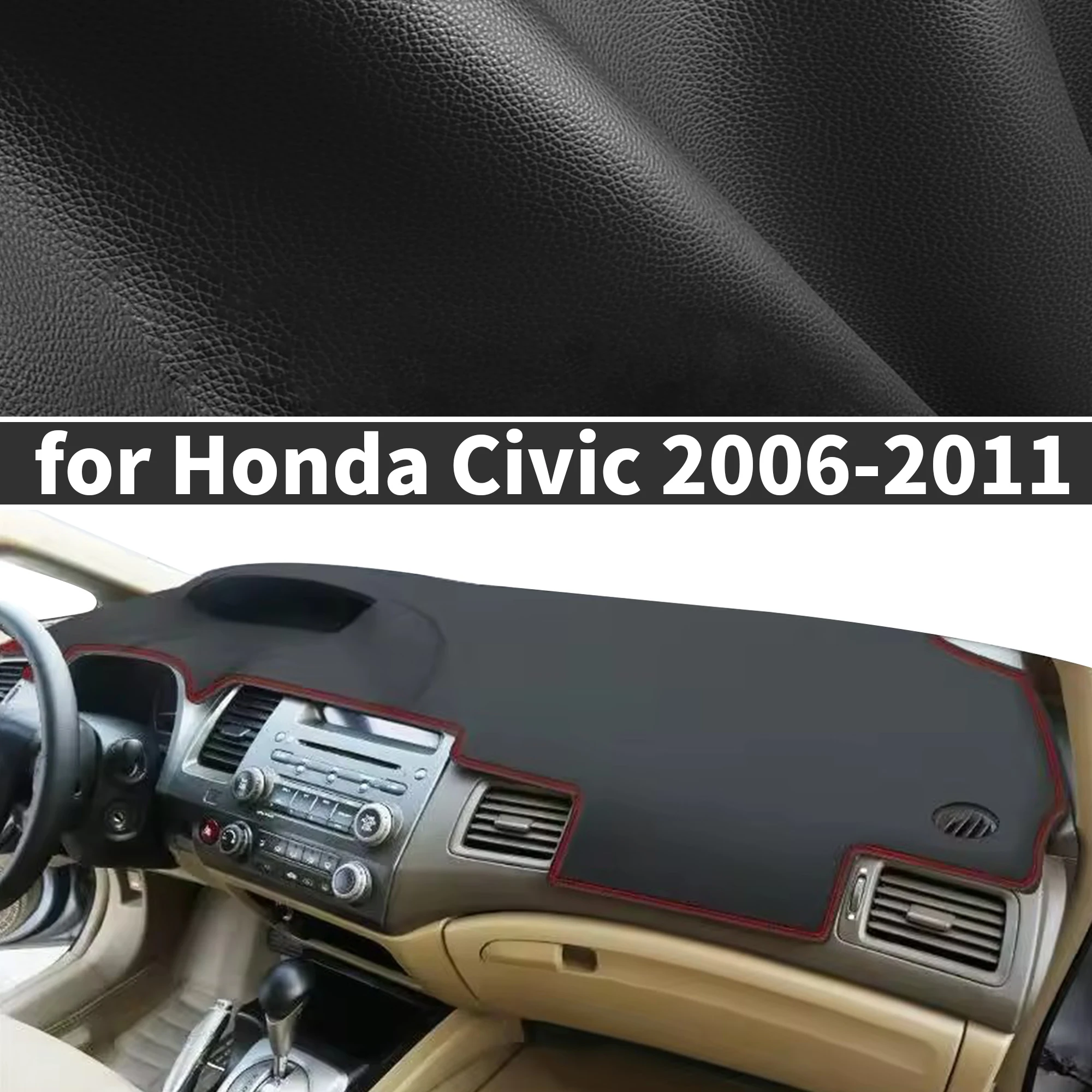 for Honda Civic 2006-2011 8th Custom fit Dashboard Cover Sun Shade Dash Mat Anti‑Glare Anti‑Reflection Carpet Dash Pad Dashmat
for Honda Civic 2006-2011 8th Custom fit Dashboard Cover Sun Shade Dash Mat Anti‑Glare Anti‑Reflection Carpet Dash Pad Dashmat