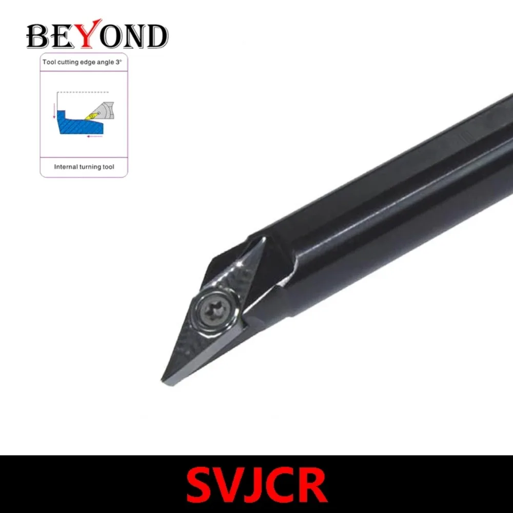 BEYOND 10mm SVJCR SVJCL S10K-S12M-S16Q-S20R-SVJCR11 S20R-S20R-SVJCL16 S25S-SVJCR16 Turning Tool Holder Carbide Inserts Shank
BEYOND 10mm SVJCR SVJCL S10K-S12M-S16Q-S20R-SVJCR11 S20R-S20R-SVJCL16 S25S-SVJCR16 Turning Tool Holder Carbide Inserts Shank