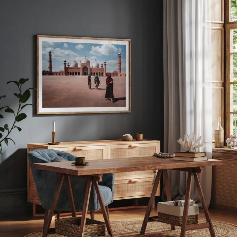 2D/Flat Modern Badshahi Mosque Canvas Wall Art Painting, Frameless Muslim Architecture Wall Art for Living Room Decortions
2D/Flat Modern Badshahi Mosque Canvas Wall Art Painting, Frameless Muslim Architecture Wall Art for Living Room Decortions