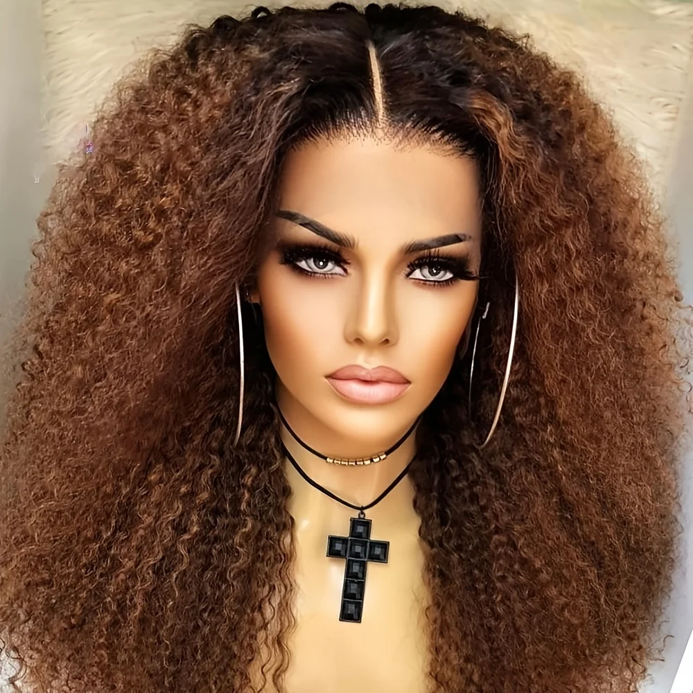 Ombre Blonde Kinky Curly 26Inch 180%Density 13*4*1 Lace Front Wigs For Women With Baby Hair Synthetic Fiber Daily Wear Wigs
Ombre Blonde Kinky Curly 26Inch 180%Density 13*4*1 Lace Front Wigs For Women With Baby Hair Synthetic Fiber Daily Wear Wigs