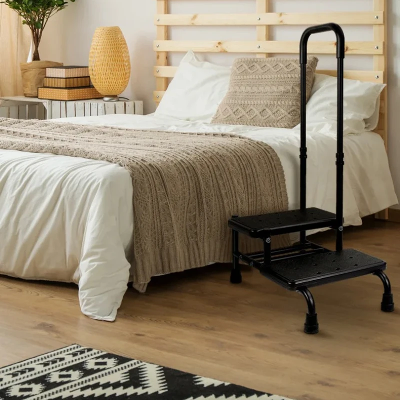 Elderly non slip double-layer footstool, adjustable bedside toilet step stool with storage space, sturdy metal step ladder
Elderly non slip double-layer footstool, adjustable bedside toilet step stool with storage space, sturdy metal step ladder