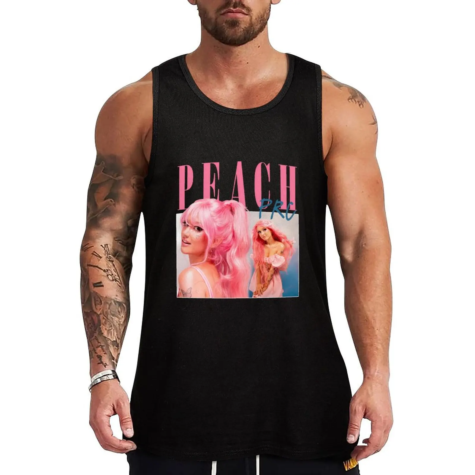 Peach Prc Retro Bootleg Design Tank Top Gym Tank Top Quick Dry Sleeveless Fitness Shirt
Peach Prc Retro Bootleg Design Tank Top Gym Tank Top Quick Dry Sleeveless Fitness Shirt