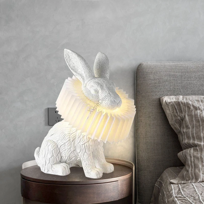 Rabbit Led Table Lamps Nordic Cute Animal Desk Lamp for Bedroom Study Light Fixtures Home Decor Children's Room Indoor Lighting
Rabbit Led Table Lamps Nordic Cute Animal Desk Lamp for Bedroom Study Light Fixtures Home Decor Children's Room Indoor Lighting