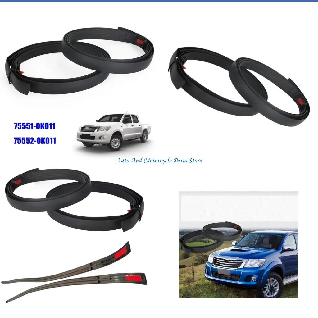 P9FD Waterproof Molding Rubber Seal Trim 75551-0K011/75552-0K011 for Hilux Vigo SR5
P9FD Waterproof Molding Rubber Seal Trim 75551-0K011/75552-0K011 for Hilux Vigo SR5