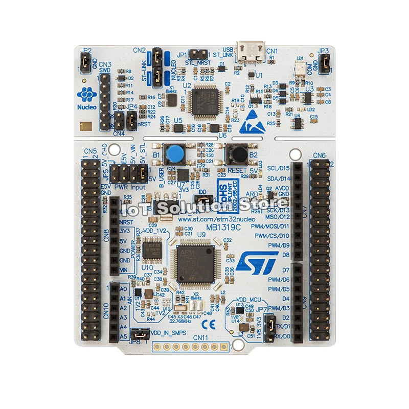 NUCLEO-L452RE-P STM32 Nucleo-64 development board with STM32L452RE MCU NUCLEO L452RE P
NUCLEO-L452RE-P STM32 Nucleo-64 development board with STM32L452RE MCU NUCLEO L452RE P