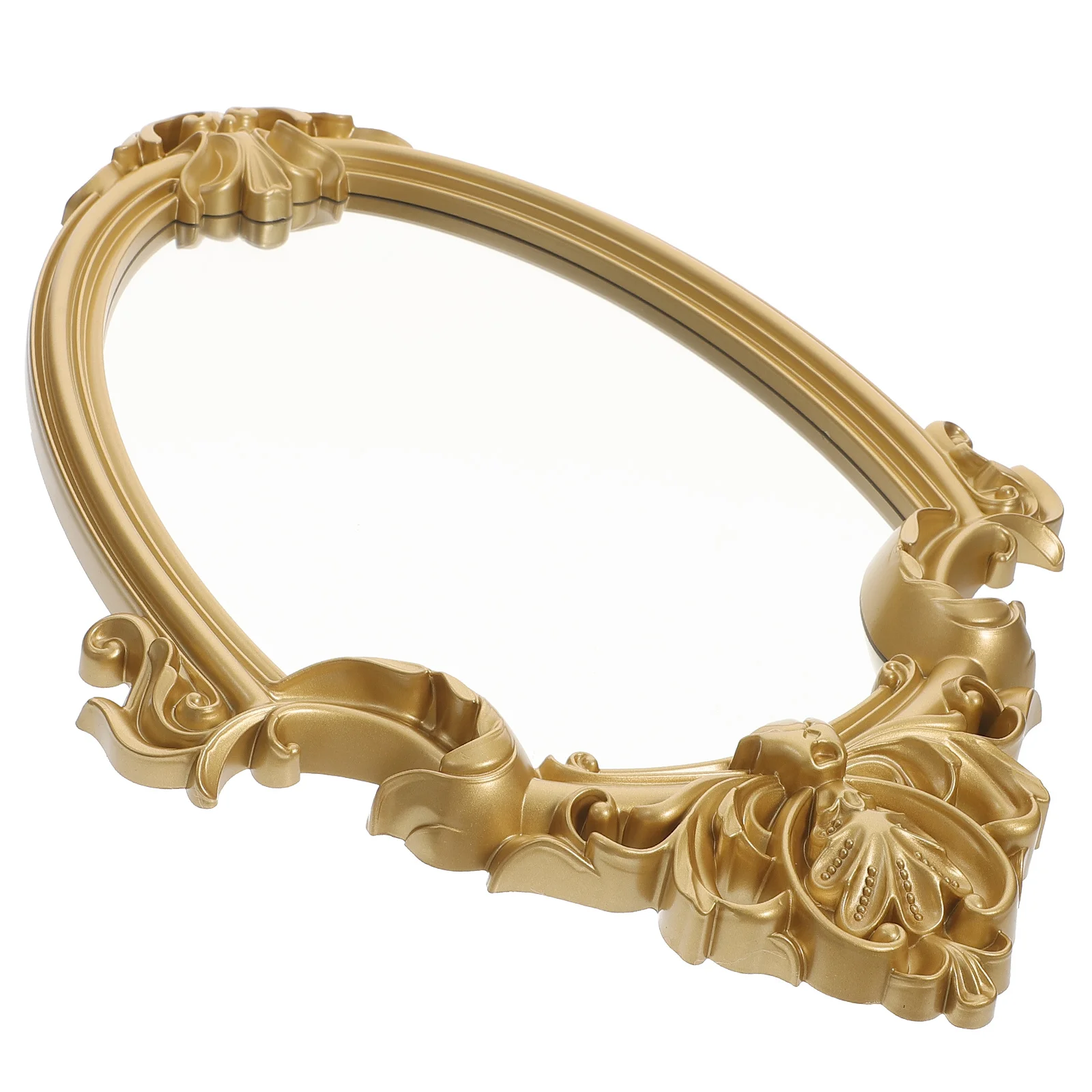 European Style Vintage Decorative Mirror Tray Elegant Jewelry Organizer Perfume Display Dresser Vanity Tray Makeup Organizer 
European Style Vintage Decorative Mirror Tray Elegant Jewelry Organizer Perfume Display Dresser Vanity Tray Makeup Organizer