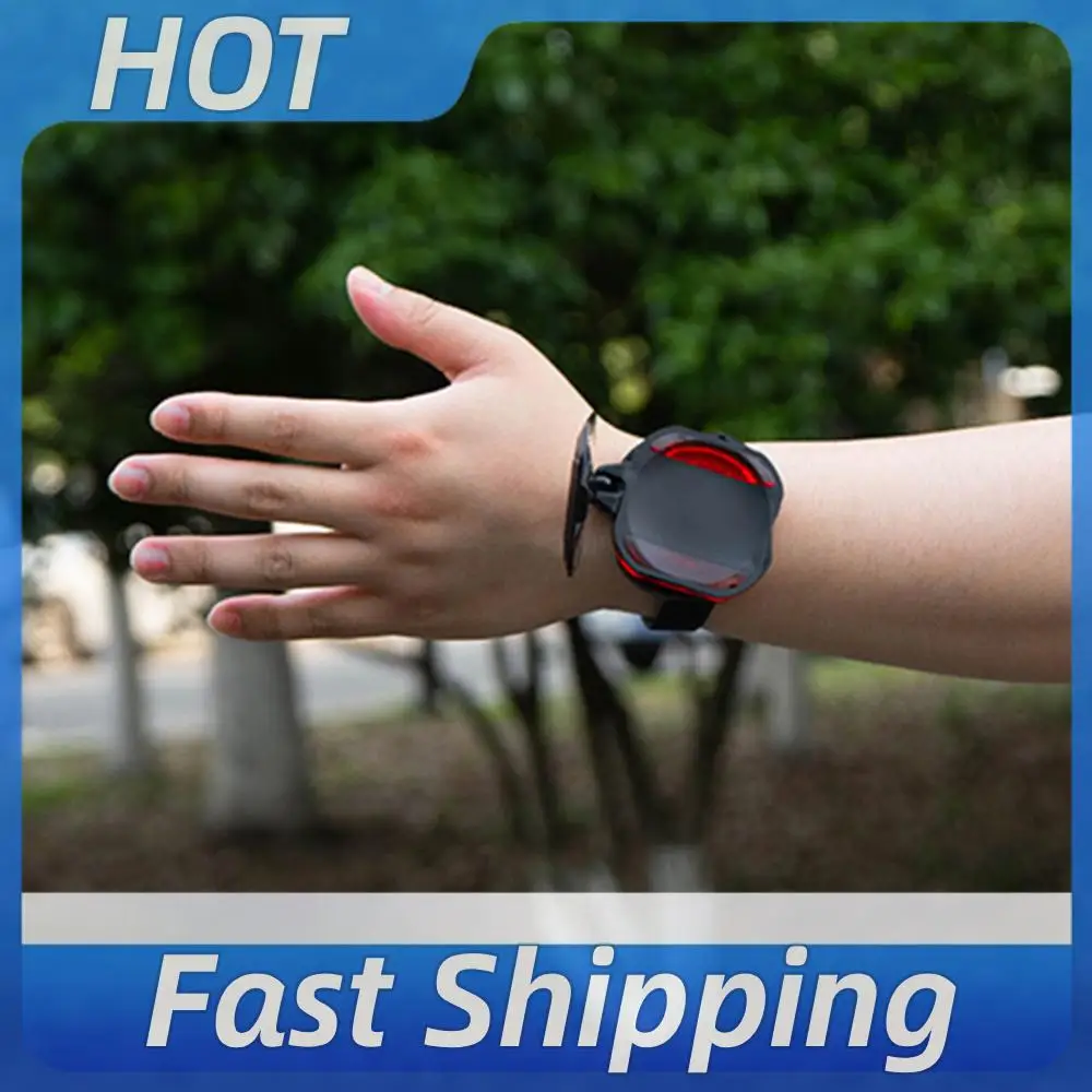 Bicycle Rearview Mirror Wristband Adjustable Angle Wrist Rear View Mirror 360 Degree Rotation Cycling Mirror for Outdoor Cycling