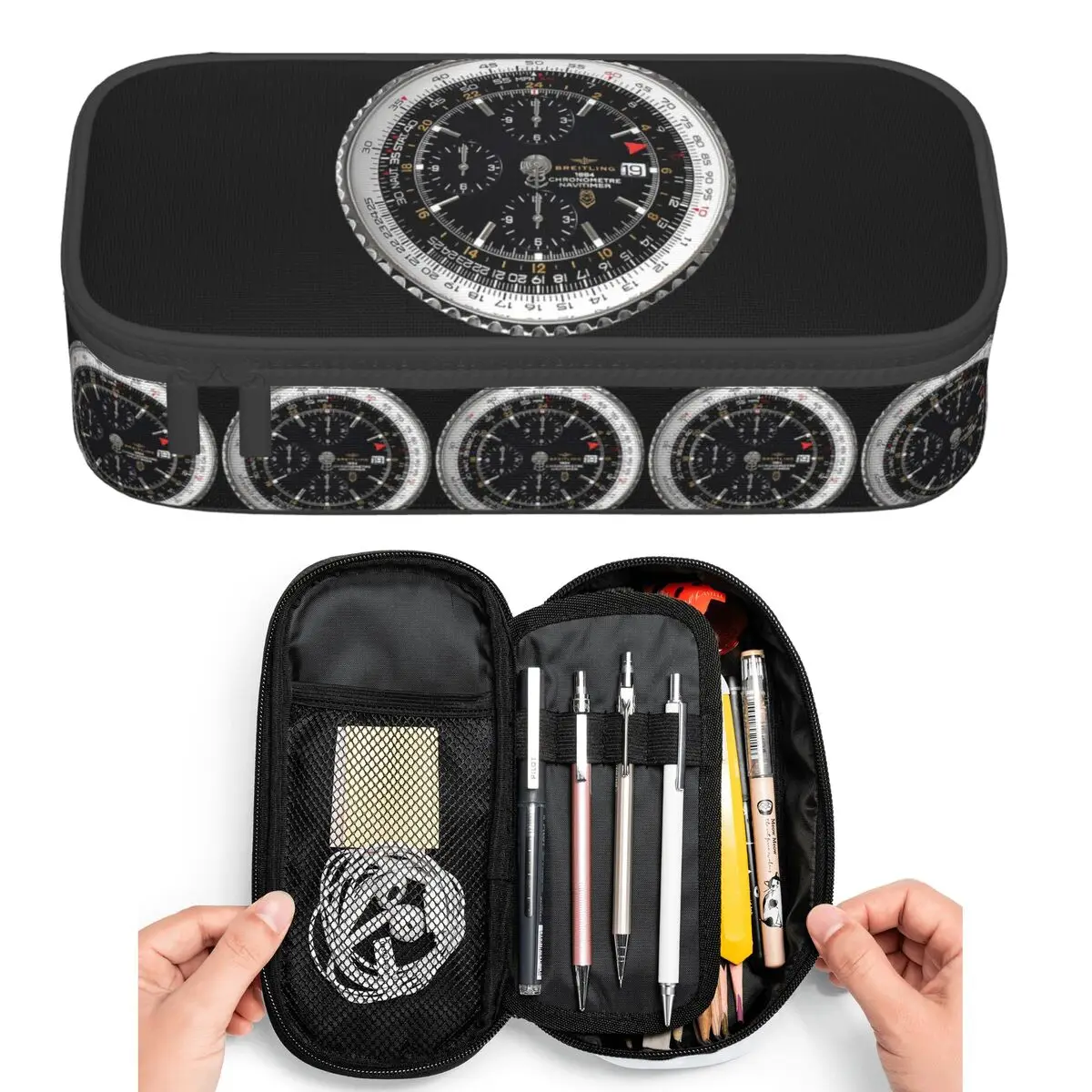 Luxury Watch Face Pencil Cases for Student Pen Box Pencil Bag Large Storage Pencil Pouch Pen Holder
Luxury Watch Face Pencil Cases for Student Pen Box Pencil Bag Large Storage Pencil Pouch Pen Holder