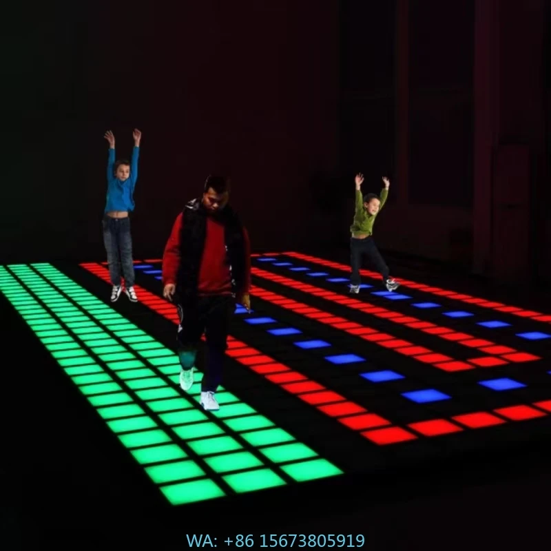 Indoor Interactive Sensitive Activate Led Multiplayer Games Checkered Dance Floor
Indoor Interactive Sensitive Activate Led Multiplayer Games Checkered Dance Floor