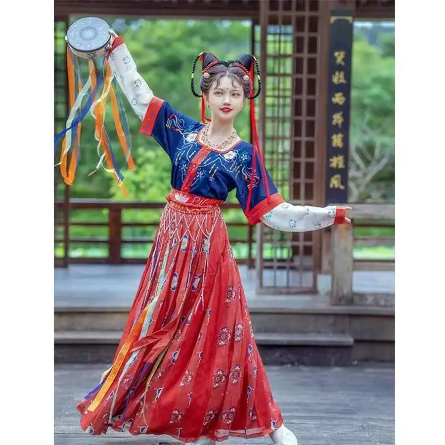 Women Hanfu Dress Traditional Chinese Cloth Outfit Ancient Folk Dance Stage Costumes Oriental Fairy Princess Cosplay
Women Hanfu Dress Traditional Chinese Cloth Outfit Ancient Folk Dance Stage Costumes Oriental Fairy Princess Cosplay