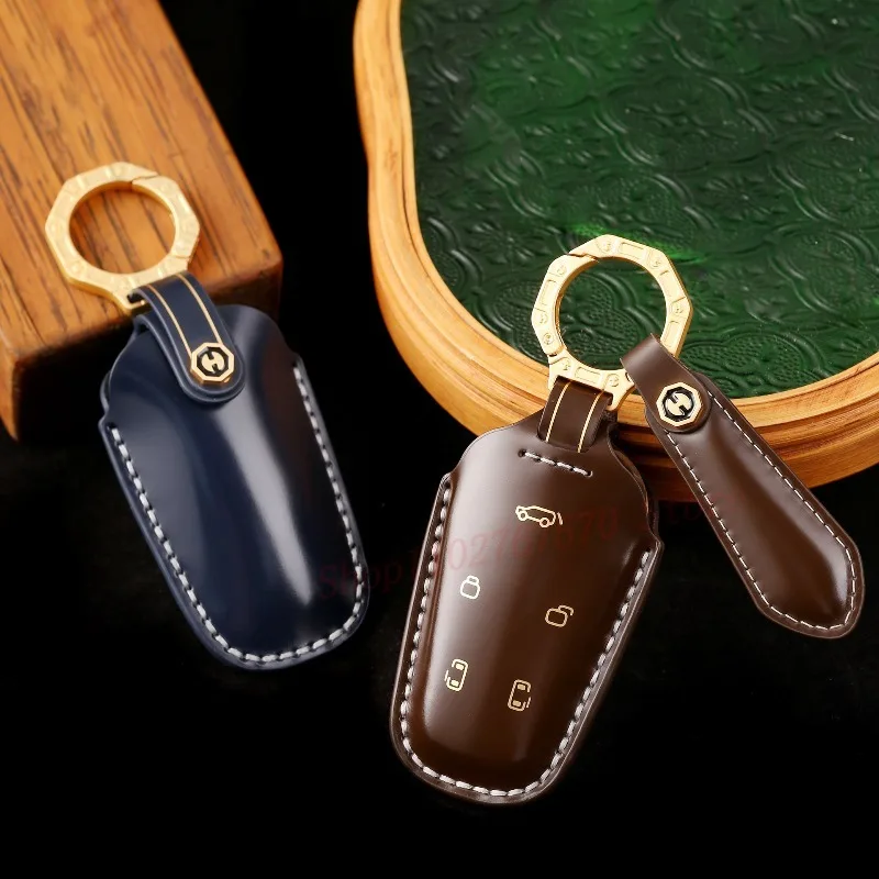 Высококачественный индивидуальный чехол для ключей из натуральной кожи, защитный чехол, сумка-брелок для VOYAH Dream MPV 2022, автомобильные аксессуары
Высококачественный индивидуальный чехол для ключей из натуральной кожи, защитный чехол, сумка-брелок для VOYAH Dream MPV 2022, автомобильные аксессуары