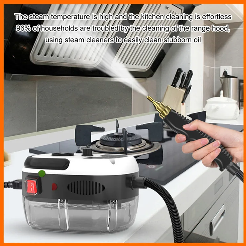 High Temperature Disinfection Steam Cleaner for Kitchen Range Hood Air Conditioning Household Car Steam Cleaner
High Temperature Disinfection Steam Cleaner for Kitchen Range Hood Air Conditioning Household Car Steam Cleaner