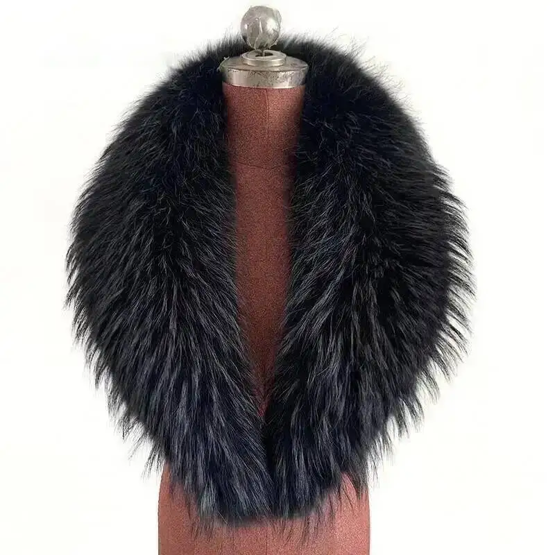 Real Raccoon Fur Shawl Scarves Woman 100% Pure Natural Raccoon Fur Collar Warm Winter Scarves Red Fox Fur Collar Women Clothes
Real Raccoon Fur Shawl Scarves Woman 100% Pure Natural Raccoon Fur Collar Warm Winter Scarves Red Fox Fur Collar Women Clothes