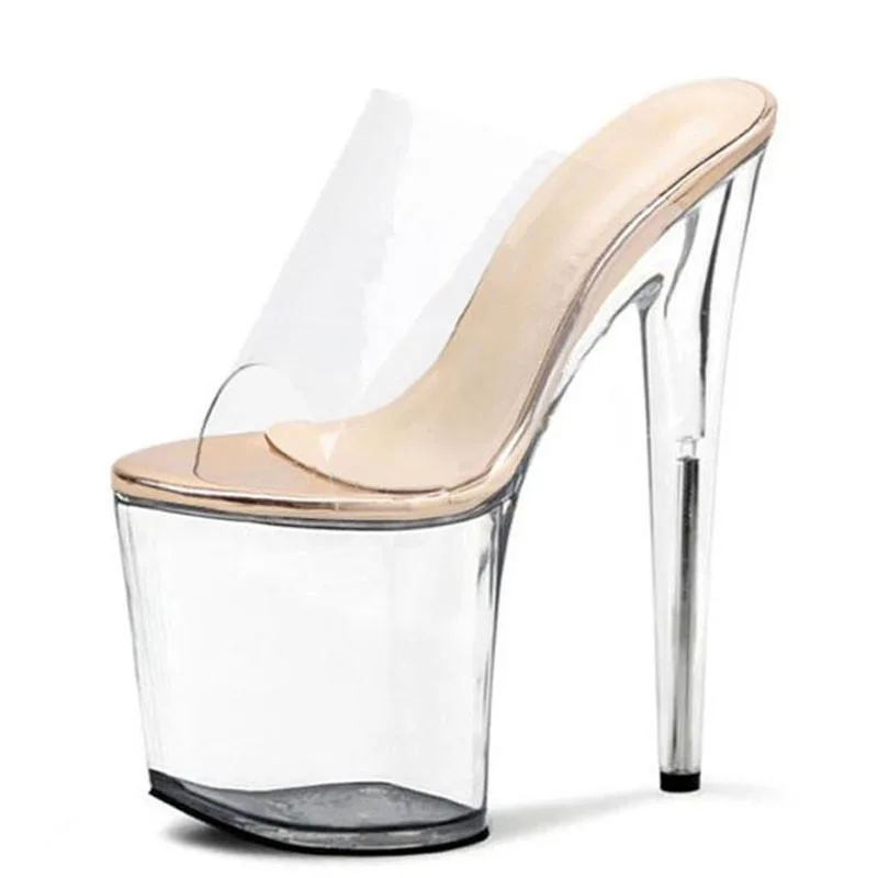 NEW 20CM High Heels Slippers Club Night Sexy Pole Dancing Shoes Platform Women Shoes Slip-On Fashion Shoes Pumps
NEW 20CM High Heels Slippers Club Night Sexy Pole Dancing Shoes Platform Women Shoes Slip-On Fashion Shoes Pumps