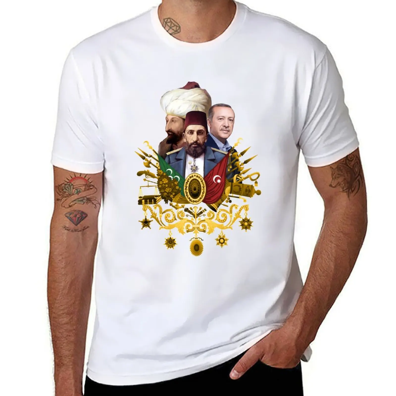 Osmanl Armas | Fatih Sultan Mehmet | Abdulhamid Han | Recep Tayyip Erdoan T-Shirt g man t shirts for men T-Shirt
Osmanl Armas | Fatih Sultan Mehmet | Abdulhamid Han | Recep Tayyip Erdoan T-Shirt g man t shirts for men T-Shirt