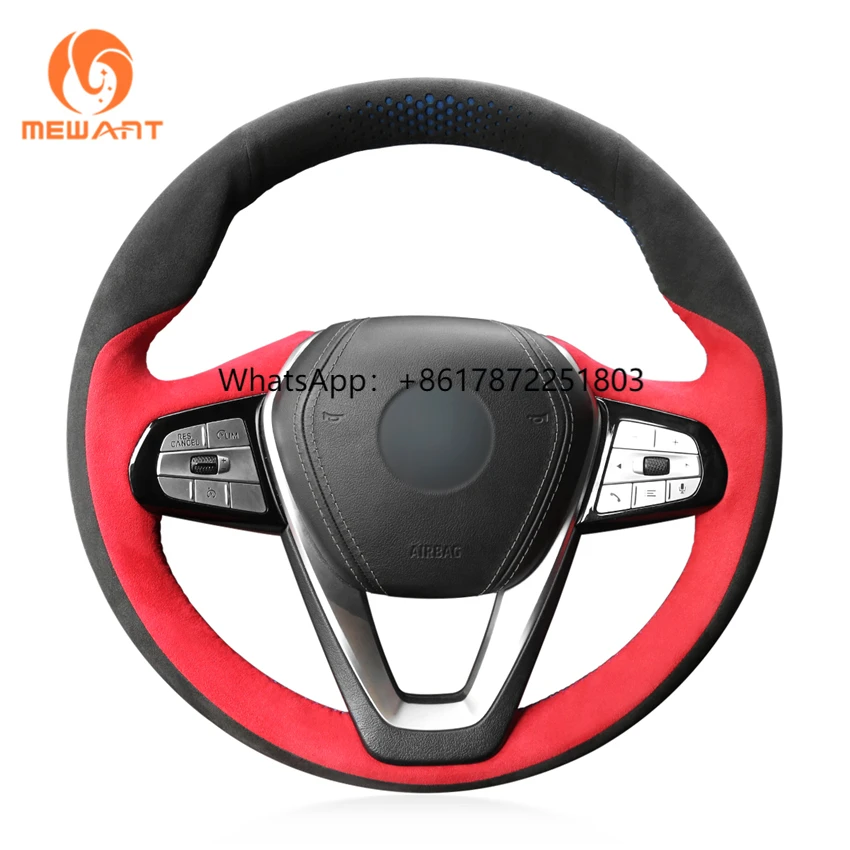MEWANT for G20 G22 G30 G11 G14 G01 G01 G05 G06 G07 G29 F40 F44 for Alcantera Luxury Car Steering Wheel Covers New Design
MEWANT for G20 G22 G30 G11 G14 G01 G01 G05 G06 G07 G29 F40 F44 for Alcantera Luxury Car Steering Wheel Covers New Design