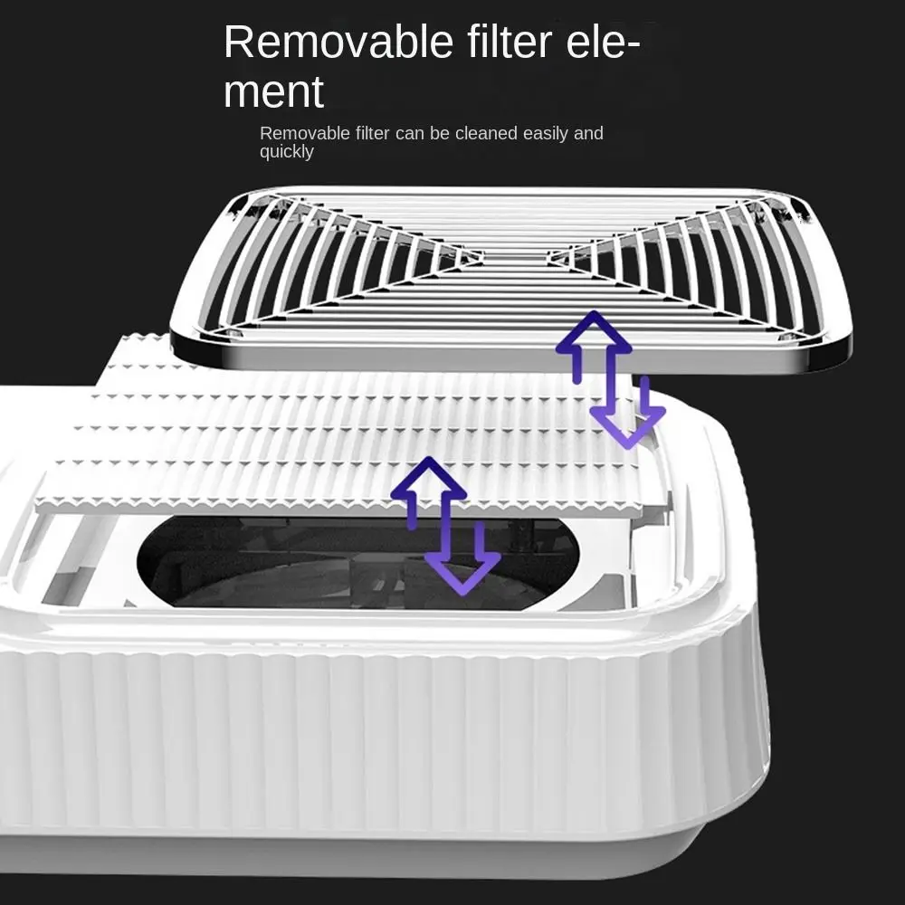 80W Nail Dust Collector Powerful Suction Extractor Fan Removable Filter Screen Nail Dust Vacuum Cleaner Low Noise
80W Nail Dust Collector Powerful Suction Extractor Fan Removable Filter Screen Nail Dust Vacuum Cleaner Low Noise