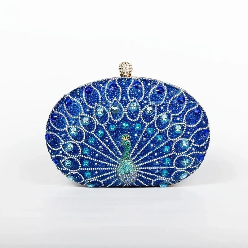 Royal Blue Crystal Evening Bags Women's Fancy Prom Party Mother of Bride Clutch Bags Wedding Colorful Diamonds Round Hand Bags
Royal Blue Crystal Evening Bags Women's Fancy Prom Party Mother of Bride Clutch Bags Wedding Colorful Diamonds Round Hand Bags