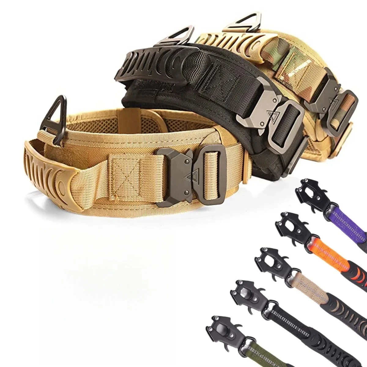 Military-Grade Tactical Dog Collar with Handle Heavy Duty Collar for Medium and Large Dogs Provides Ultimate Control
Military-Grade Tactical Dog Collar with Handle Heavy Duty Collar for Medium and Large Dogs Provides Ultimate Control