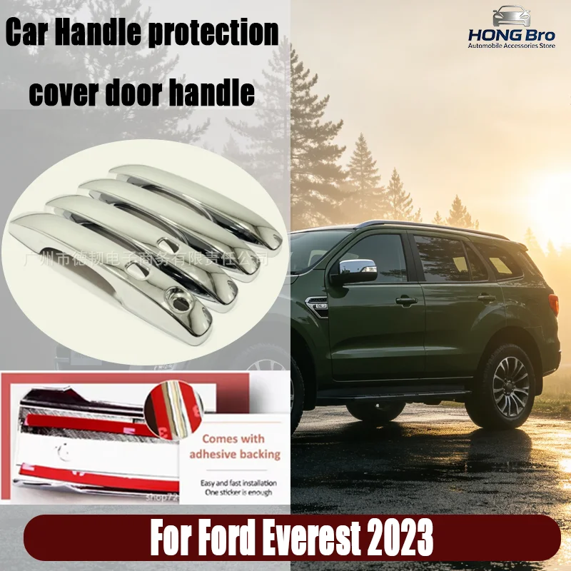 For Ford Everest 2023 Chrome Door Handle Cover, Exterior Handle Protector Trim, Car Decorative Accessory
For Ford Everest 2023 Chrome Door Handle Cover, Exterior Handle Protector Trim, Car Decorative Accessory