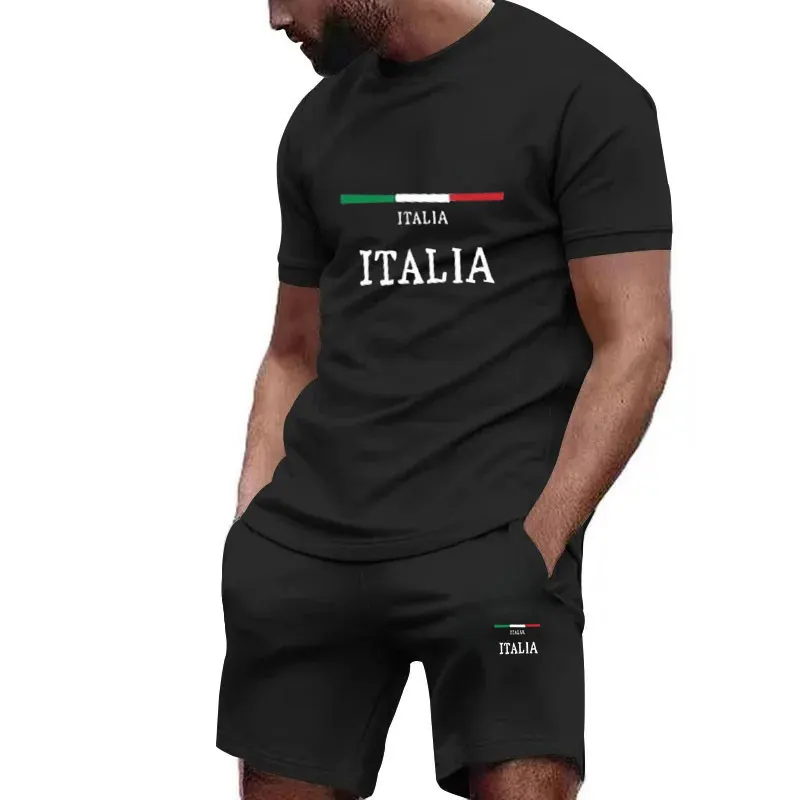 2025 New Men's Fitness Fashion Set Men's Casual Sportswear Set Quick Drying Sportswear Short Sleeved T-shirt+shorts 2-piece Set
2025 New Men's Fitness Fashion Set Men's Casual Sportswear Set Quick Drying Sportswear Short Sleeved T-shirt+shorts 2-piece Set