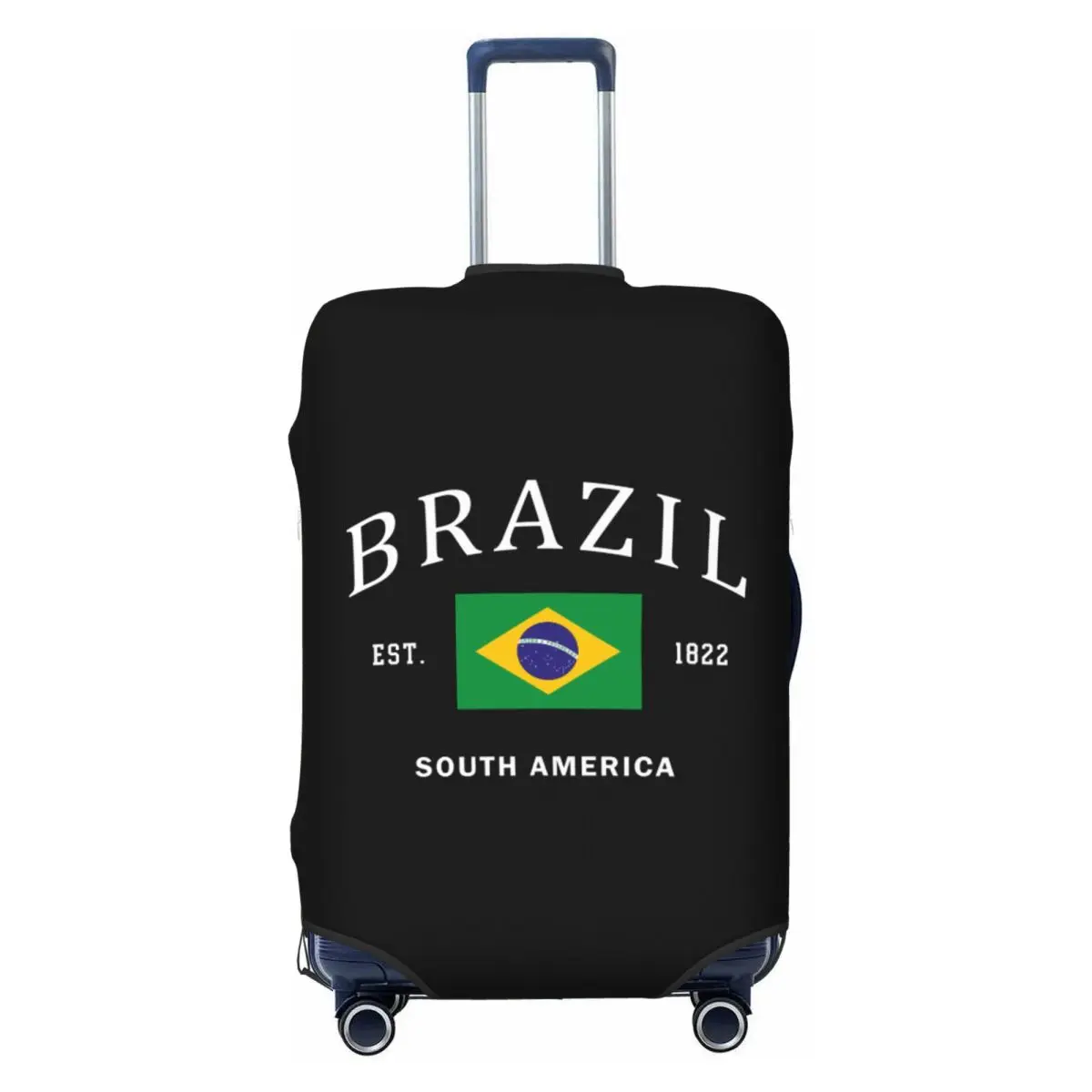 Custom Brazil Flag Luggage Cover Elastic Brazilian Pride Patriotic Travel Suitcase Protective Covers Fits 18-32 Inch
Custom Brazil Flag Luggage Cover Elastic Brazilian Pride Patriotic Travel Suitcase Protective Covers Fits 18-32 Inch