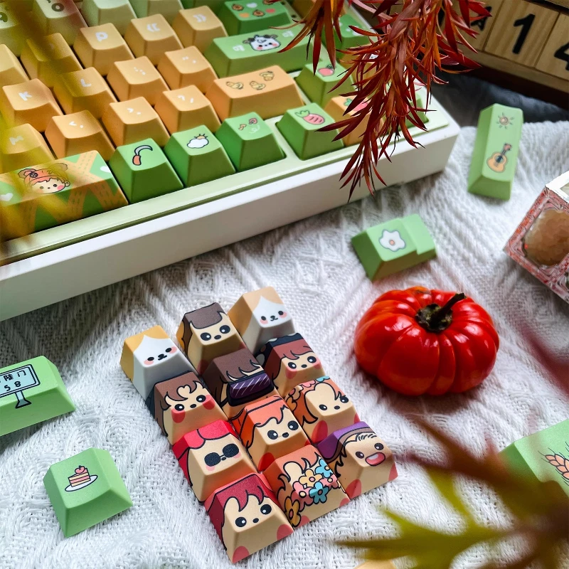 F MásysTen Diligent Keycaps Индивидуальные сублимационные PBT Cherry Profile Key Cap Милый мультфильм Аниме Оригинальный дизайн Artisan Key Caps
F MásysTen Diligent Keycaps Индивидуальные сублимационные PBT Cherry Profile Key Cap Милый мультфильм Аниме Оригинальный дизайн Artisan Key Caps