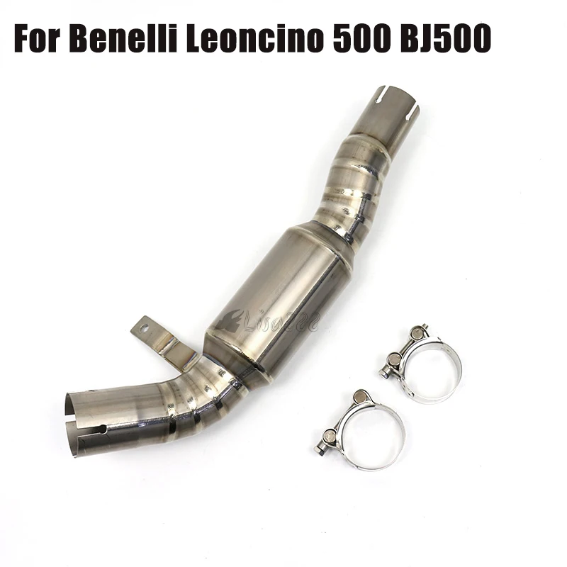 For Benelli Leoncino 500 BJ500 Sport Motorcycle Slip-on Exhaust Pipe Escape Connection Muffler Link Pipe Racing line original
For Benelli Leoncino 500 BJ500 Sport Motorcycle Slip-on Exhaust Pipe Escape Connection Muffler Link Pipe Racing line original