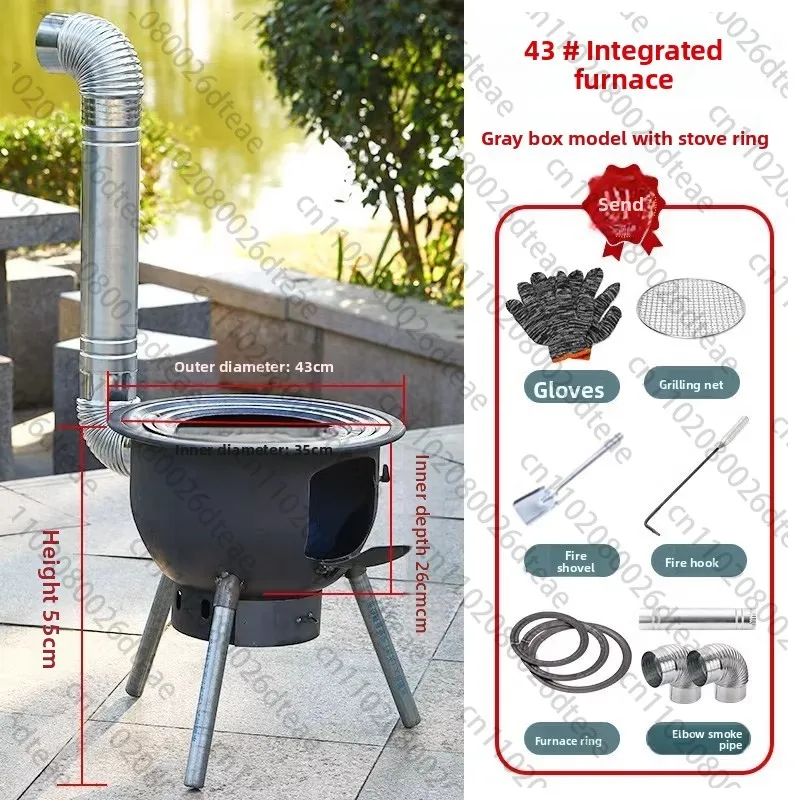 Дровяная печь, новая сельская бытовая старомодная дровяная печь, уличная портативная железная кастрюля
Дровяная печь, новая сельская бытовая старомодная дровяная печь, уличная портативная железная кастрюля
