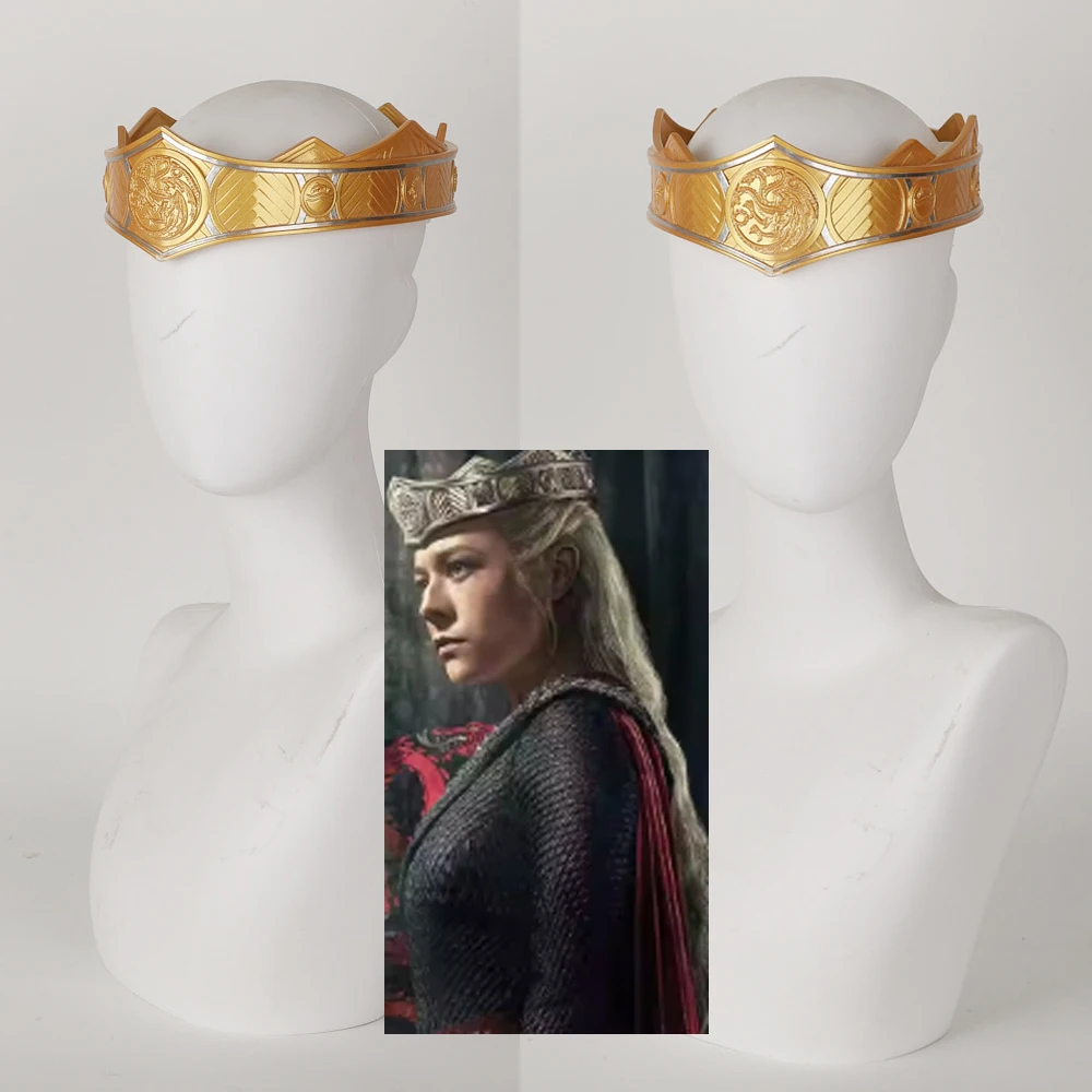 King Aegon Adult Cosplay Rhaenys Crown Headgear Costume Props TV Dragon Roleplay Royal Crown Outfits Accessories Halloween Suits
King Aegon Adult Cosplay Rhaenys Crown Headgear Costume Props TV Dragon Roleplay Royal Crown Outfits Accessories Halloween Suits