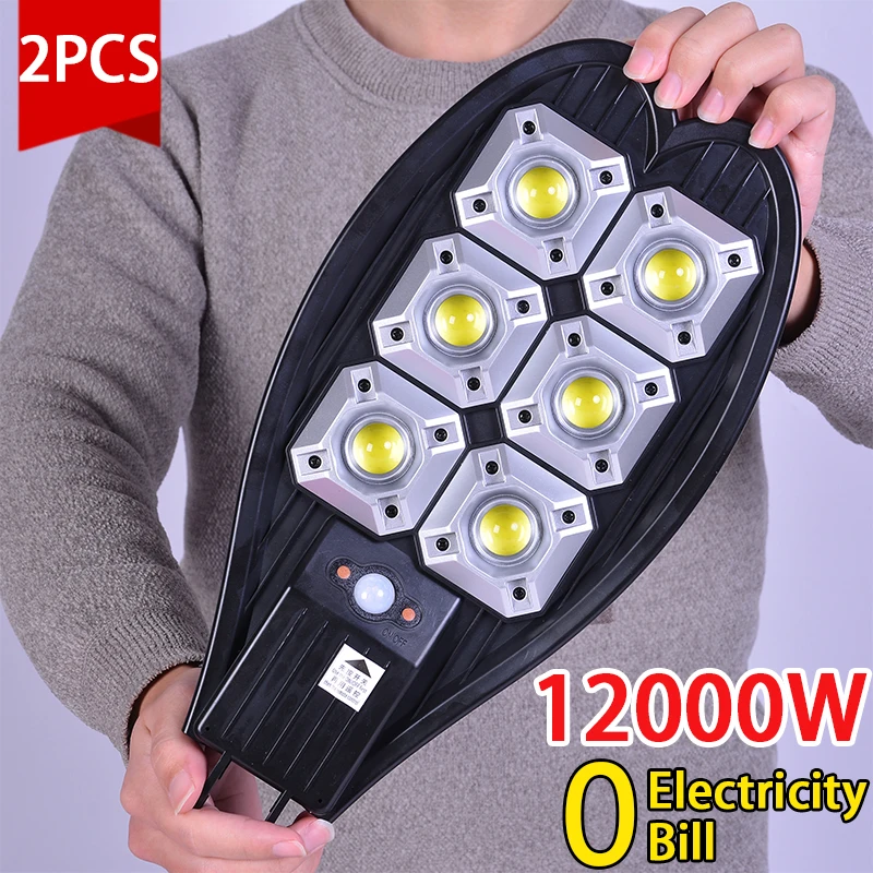 12000 Watt LED Outdoor Solar Light Solar Powered Lamp Waterproof Solar Light PIR Motion Sensor Street Lamp For Garden Decoration
12000 Watt LED Outdoor Solar Light Solar Powered Lamp Waterproof Solar Light PIR Motion Sensor Street Lamp For Garden Decoration