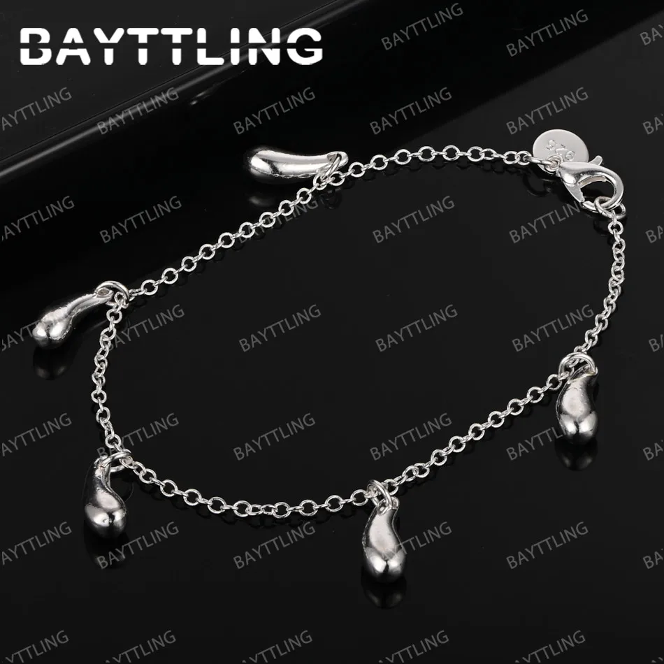 925 Sterling Silver 8 Inch Exquisite Water Drop Pendant Bracelet Women Accessories Jewelry Gift Fashion Wedding Simple
925 Sterling Silver 8 Inch Exquisite Water Drop Pendant Bracelet Women Accessories Jewelry Gift Fashion Wedding Simple