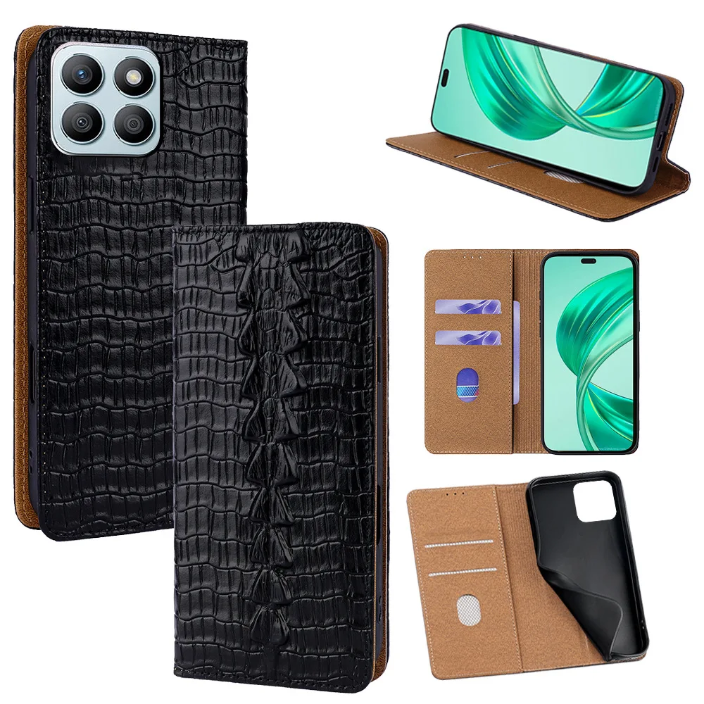 Retro Genuine Leather Magnetic Flip Cover for Honor 9 7 8 20 Pro 10X 9X V40 7X with Wallet Card Slots
Retro Genuine Leather Magnetic Flip Cover for Honor 9 7 8 20 Pro 10X 9X V40 7X with Wallet Card Slots