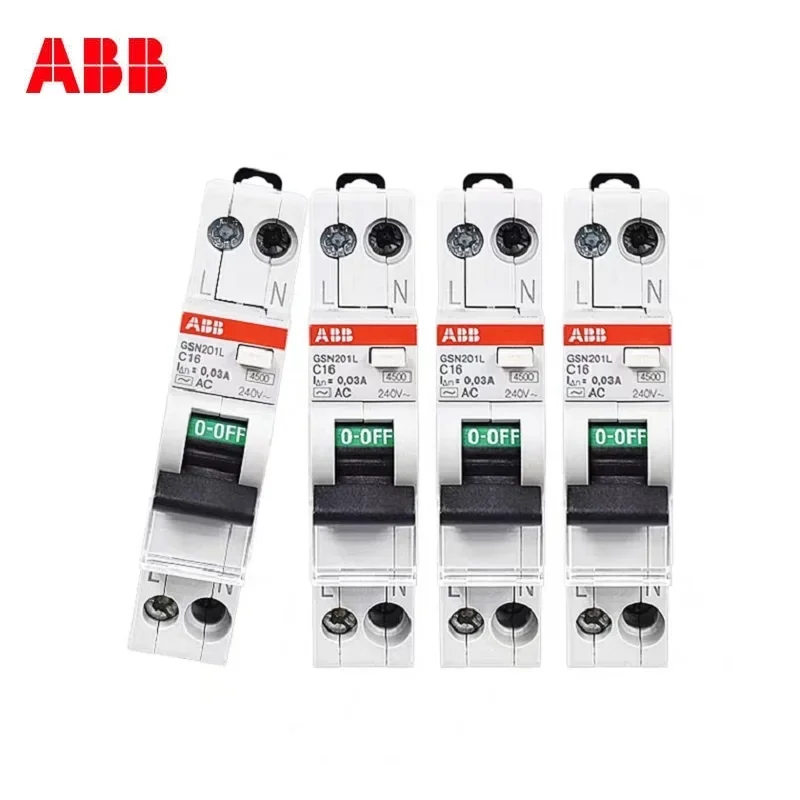 GSN201L Residual current protection circuit breaker GSN201L 1P+N 6A 10A 16A 20A 25A type C AC electronic
GSN201L Residual current protection circuit breaker GSN201L 1P+N 6A 10A 16A 20A 25A type C AC electronic