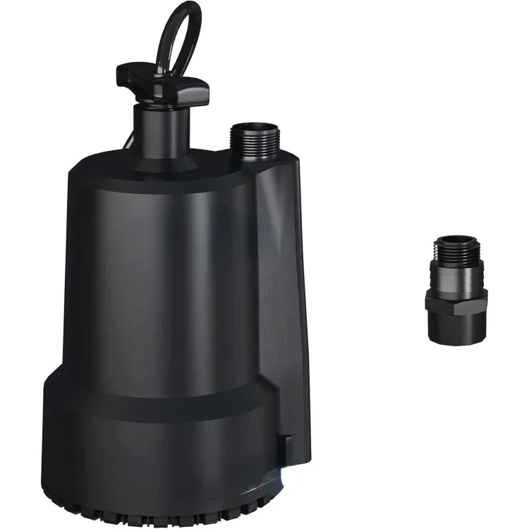 1/2 HP Погружной водяной сливной насос для последнего дюйма, портативный полезный насос 2301GPH для бассейна, садового пруда
1/2 HP Погружной водяной сливной насос для последнего дюйма, портативный полезный насос 2301GPH для бассейна, садового пруда