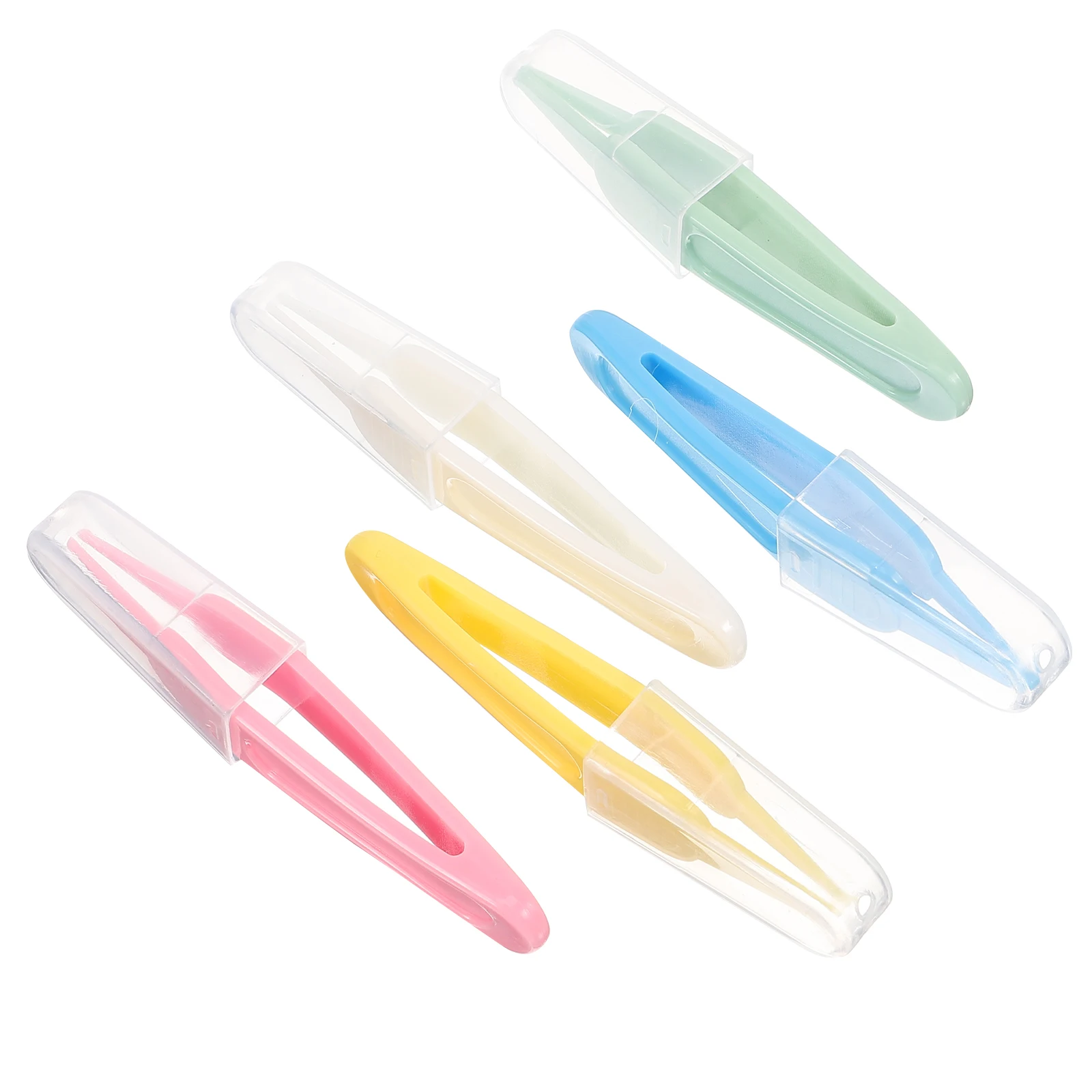 5 Pcs Baby Booger Clip Tweezers Nasal Remover Cleaner for Newborn ABS Safety Precision Round Tips Portable Daily
5 Pcs Baby Booger Clip Tweezers Nasal Remover Cleaner for Newborn ABS Safety Precision Round Tips Portable Daily