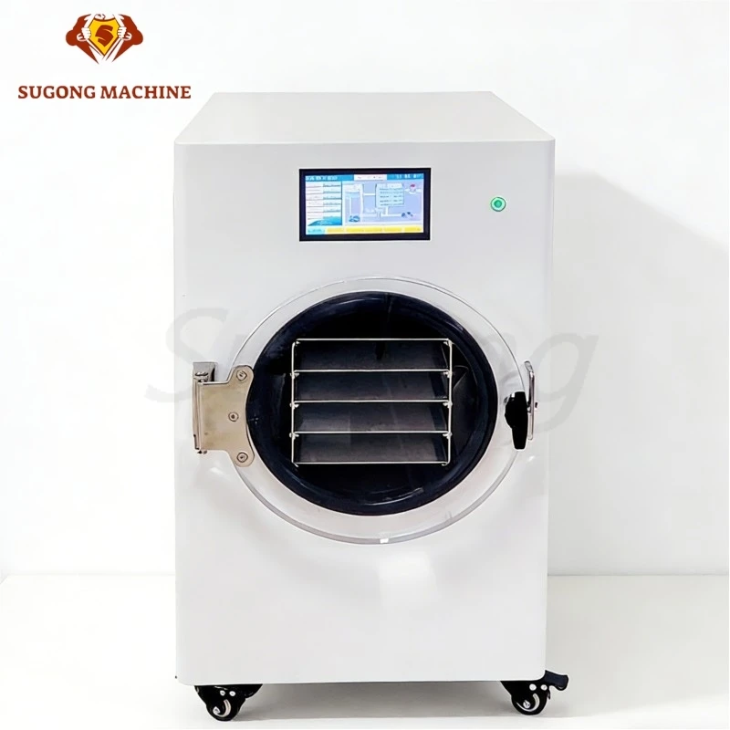 Home Freeze Dryer Food Grade Stainless Steel Lyophilizer Low Noise for Fruits Vegetables Meat Drying
Home Freeze Dryer Food Grade Stainless Steel Lyophilizer Low Noise for Fruits Vegetables Meat Drying