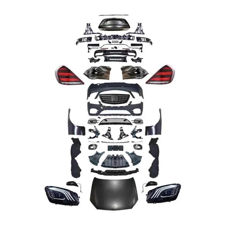 Damei 2006-2013 W221 Upgrade W222 S450 BodyKit Grill Trunk Lid Fender Bumper LED Headlights Taillights Hood Body Kit For Mercede
Damei 2006-2013 W221 Upgrade W222 S450 BodyKit Grill Trunk Lid Fender Bumper LED Headlights Taillights Hood Body Kit For Mercede